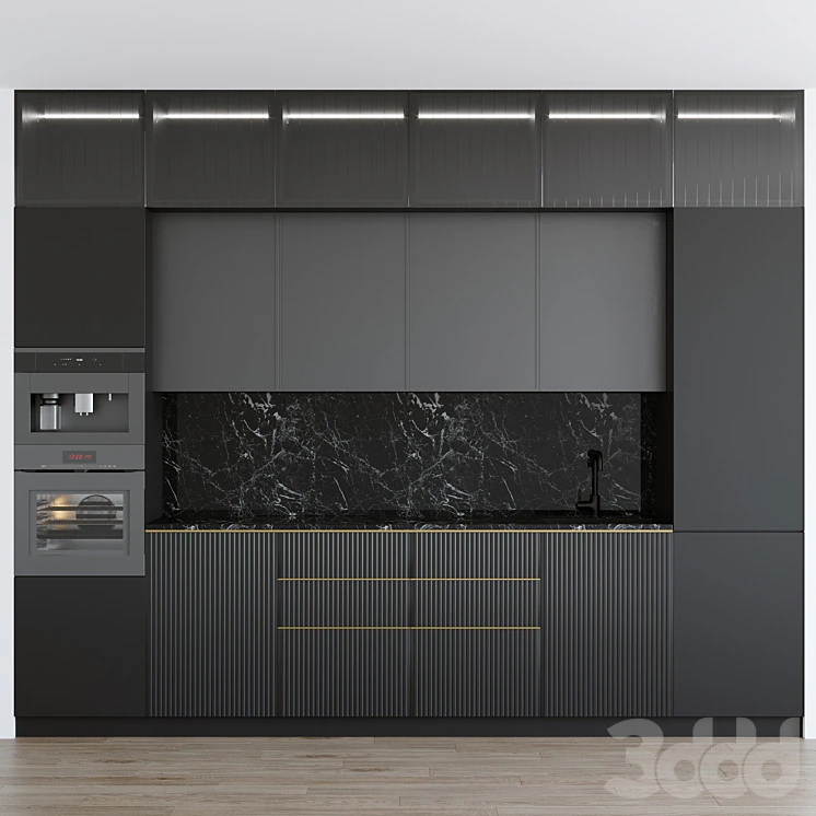 Kitchen10 3D Model .c4d .max .obj .3ds .fbx .stl .blend 