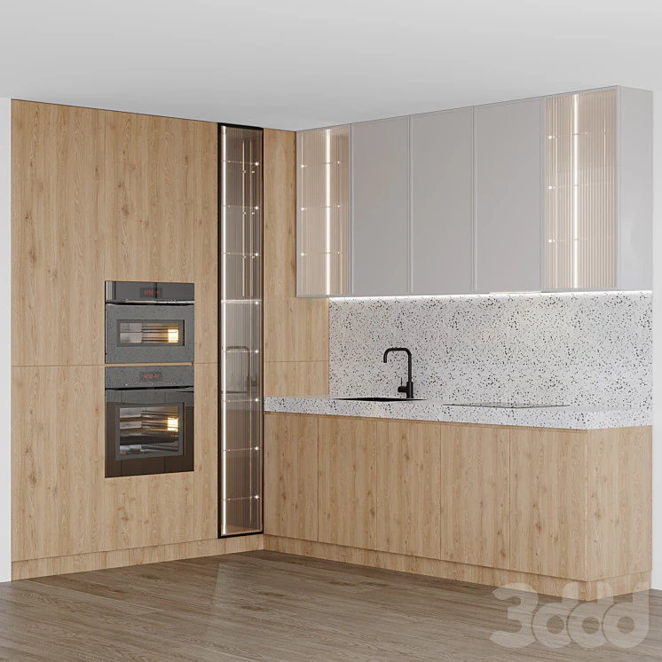 Kitchen13 3D Model .c4d .max .obj .3ds .fbx .stl .blend 
