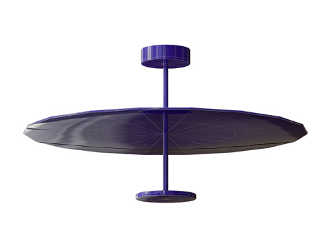 VibiaFlat5926LedMetalCeilingLamp 3D Model