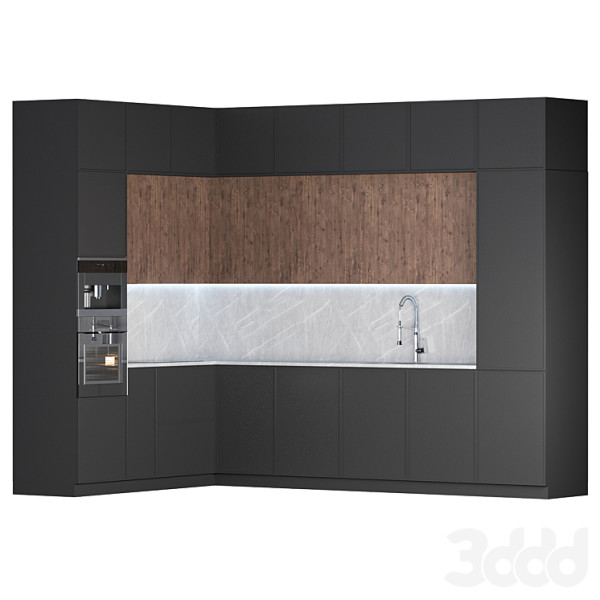 Kitchen18 3D Модель .c4d .max .obj .3ds .fbx .stl .blend 