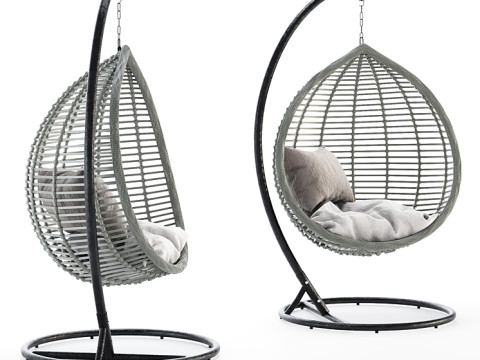 GraceOutdoorHangingSwingChair 3D मॉडल
