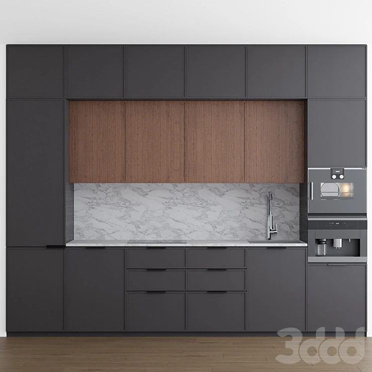 Kitchen19 3D Model .c4d .max .obj .3ds .fbx .stl .blend 