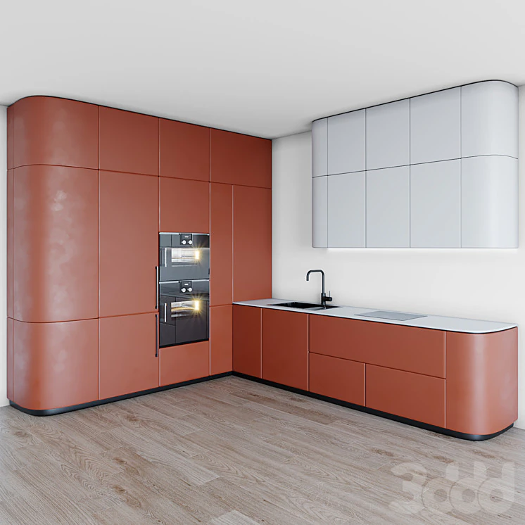 Kitchen 3D Model .c4d .max .obj .3ds .fbx .stl .blend 
