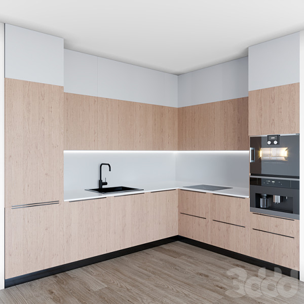 Kitchen 3D Model .c4d .max .obj .3ds .fbx .stl .blend