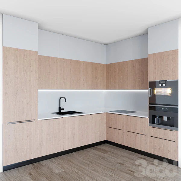 кухня 3D Модель .c4d .max .obj .3ds .fbx .stl .blend 