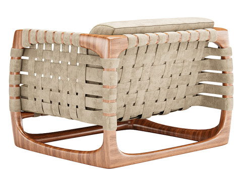 BUNGALOWArmchairByRiva1920 3D 模型