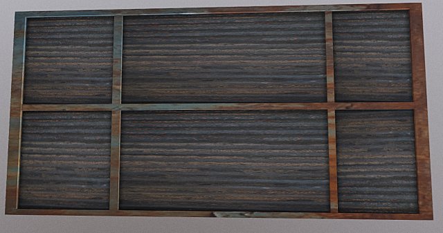 Iron wall 3D मॉडल .c4d .max .obj .3ds .fbx .stl .blend 