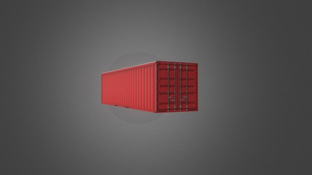 Container low 3D Model .c4d .max .obj .3ds .fbx .stl .blend 