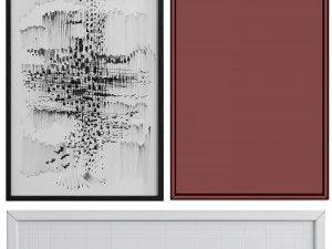Picture Frame Set 1 3D Model