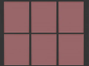 Picture Frame Set 3 3D Model