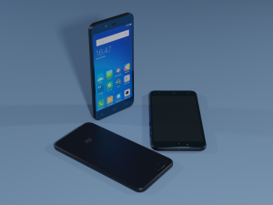 Xiaomi mi 5x 3Dモデル