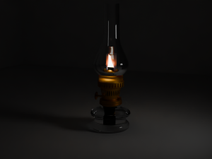 Old lamp 3D 模型