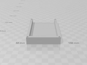 Cf card holder 3D Print Model