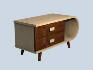 Schrank-TV-Tisch 3D Modell