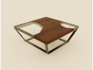 Low-poly Coffee Table 3D 모델