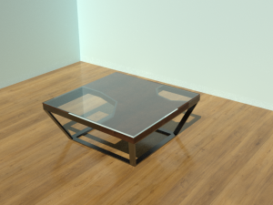 Low-poly Coffee Table Modèle 3D