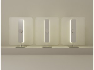 Glass combined Desk lamp Model 3D