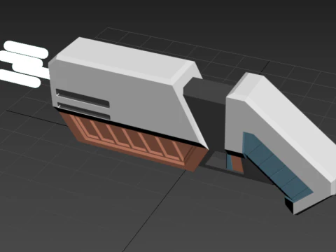Energy Weapon - Blaster 3D Model