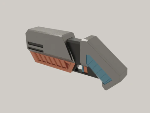 Energy Weapon - Blaster 3D Model