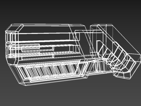 Energy Weapon - Blaster 3D Модель