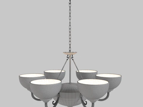 Chandellier classic 3D Model
