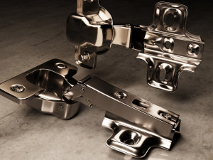 Classic furniture hinge Model 3D