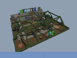 Sky Craft Lobby Minecraft 3D Model