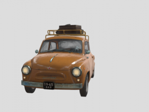 FIAT 600- 1959 3D Model