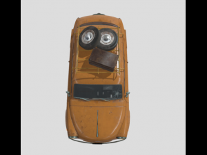 FIAT 600- 1959 3D Model