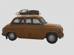 FIAT 600- 1959 3D Model