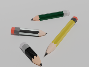 FREE pencil pack 3D Model