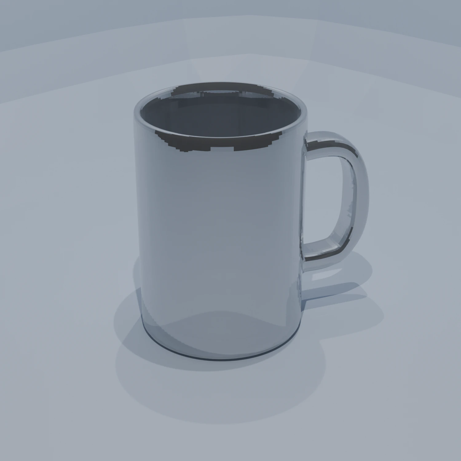 FREE Crystal Mug 3D Model .c4d .max .obj .3ds .fbx .stl .blend