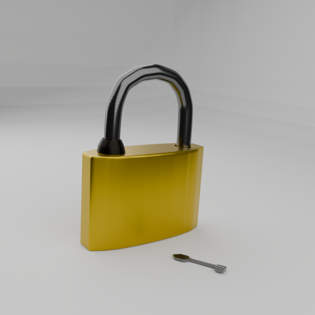 3D padlock 3D Model .c4d .max .obj .3ds .fbx .stl .blend 