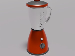 Classic Red Blender 3D Model