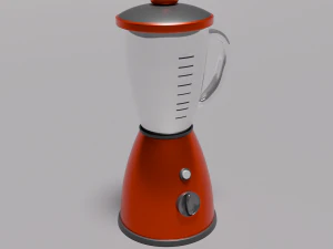 क्लासिक रेड ब्लेंडर 3D मॉडल