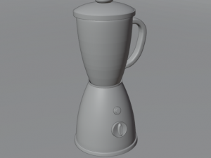 Classic Red Blender Model 3D