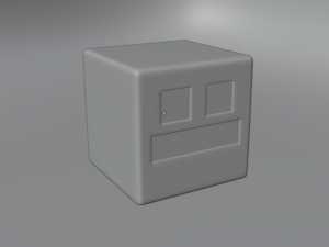 FREE Standard Cube Geometry Dash 3D Модель
