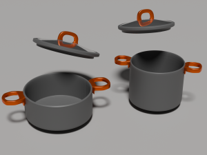 Kitchen package - 35 utensils 3D मॉडल