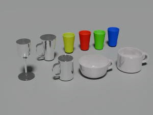 Kitchen package - 35 utensils 3D Model