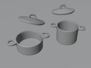 Kitchen package - 35 utensils 3D मॉडल