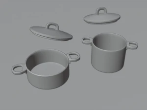 Kitchen package - 35 utensils 3D Model