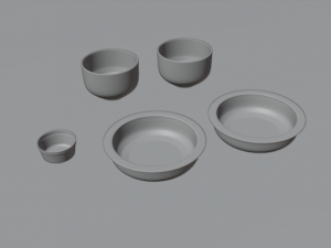 Kitchen package - 35 utensils 3D मॉडल