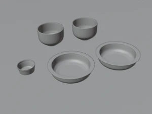 Kitchen package - 35 utensils 3D Model