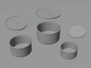 Kitchen package - 35 utensils 3D Model