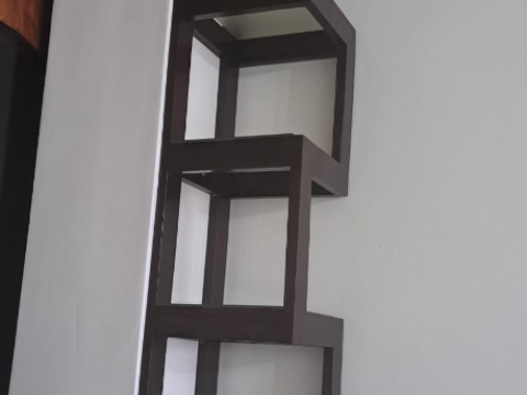 FREE Modern wooden shelf 3D 模型