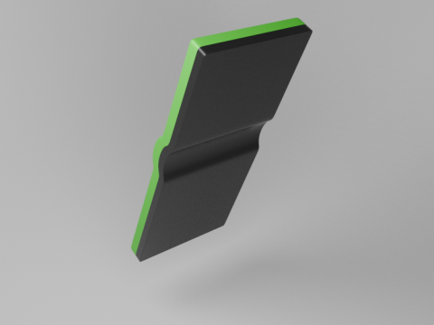 Classic Green Brick Game Modello 3D