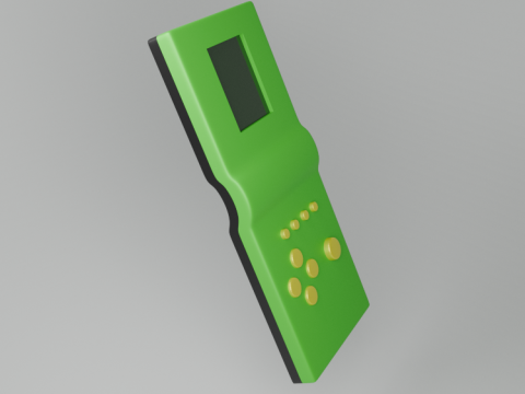 Classic Green Brick Game Modello 3D