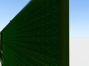 Grass Fence 3D Model