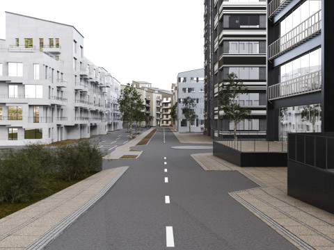 Area - Copenhagen Denmark Model 3D