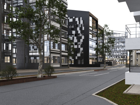 Area - Copenhagen Denmark Model 3D